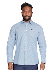 Raging Bull Long Sleeve 100% Cotton Triangle Geometric Shirt - Image 1 of 7