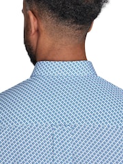 Raging Bull Long Sleeve 100% Cotton Triangle Geometric Shirt - Image 3 of 7