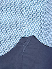 Raging Bull Long Sleeve 100% Cotton Triangle Geometric Shirt - Image 5 of 7