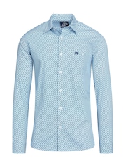 Raging Bull Long Sleeve 100% Cotton Triangle Geometric Shirt - Image 6 of 7