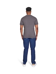 Raging Bull Grey Union Jack Bull 100% Cotton T-Shirt - Image 2 of 5