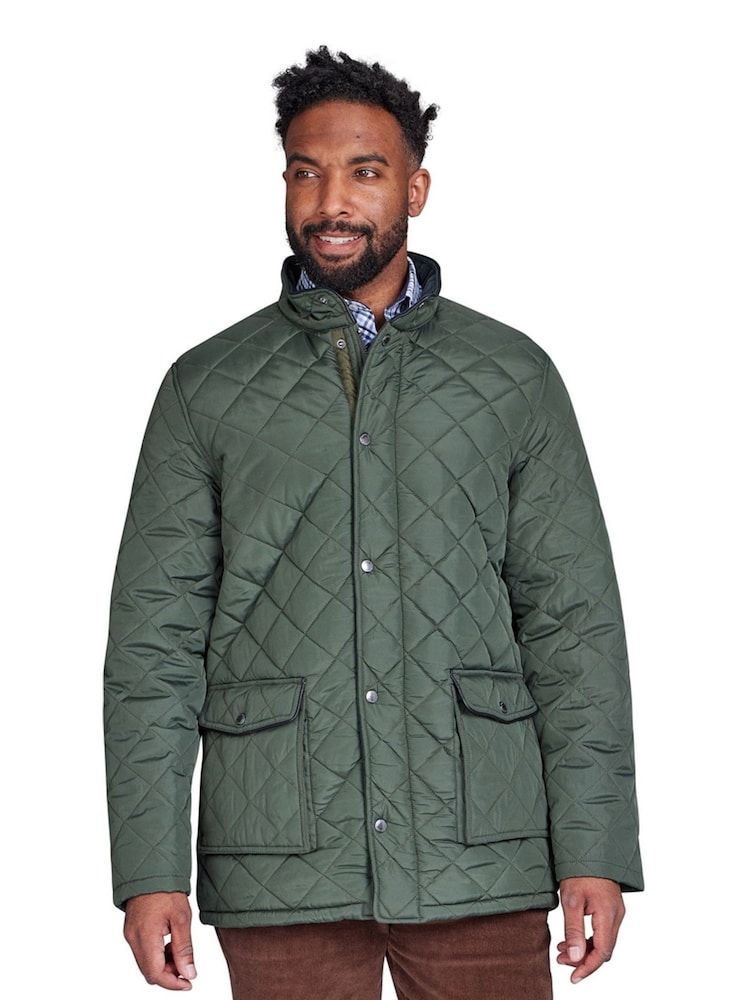 Raging Bull Green Quilted Jacket - Image 1 of 7 Raging Bull Green Quilted Jacket - Image 1 of 7