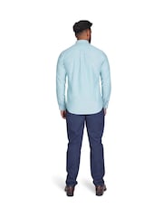Raging Bull Green Long Sleeve Classic Oxford 100% Cotton Shirt - Image 2 of 7
