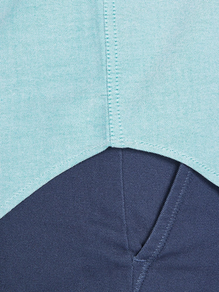 Raging Bull Green Long Sleeve Classic Oxford 100% Cotton Shirt - Image 5 of 7