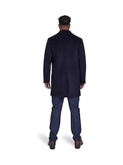 Raging Bull Blue Wool Blend Coat - Image 2 of 7