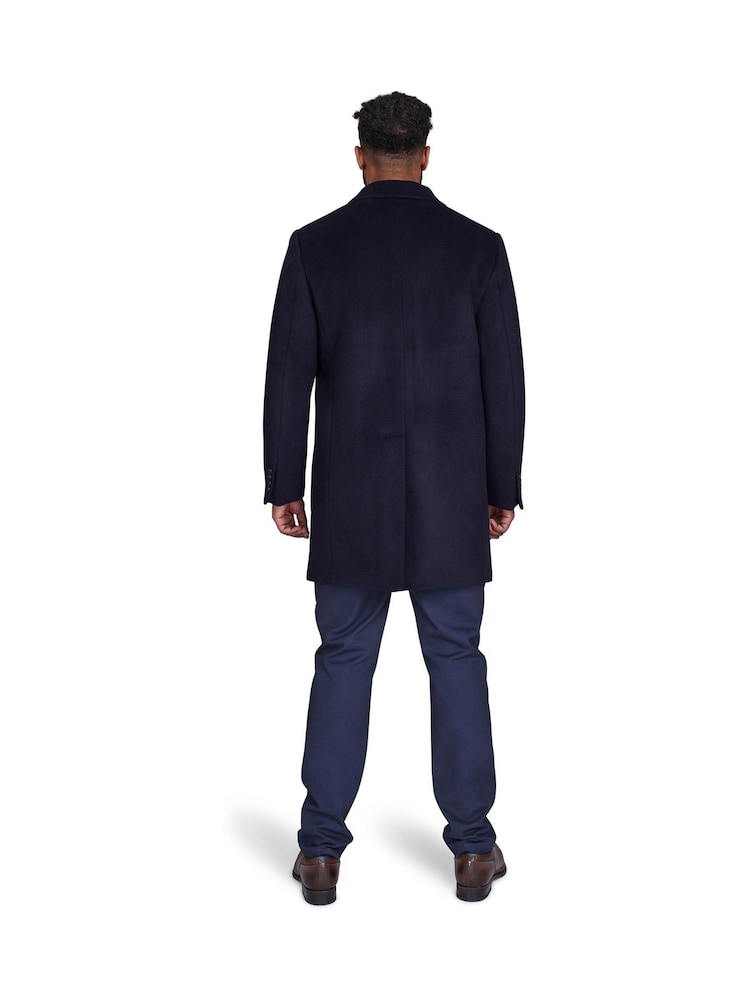Raging Bull Blue Wool Blend Coat - Image 2 of 7