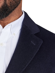 Raging Bull Blue Wool Blend Coat - Image 3 of 7