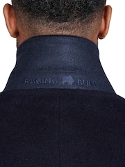 Raging Bull Blue Wool Blend Coat - Image 4 of 7