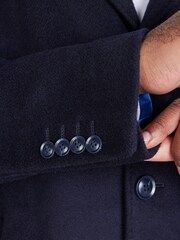 Raging Bull Blue Wool Blend Coat - Image 5 of 7