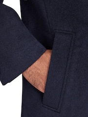 Raging Bull Blue Wool Blend Coat - Image 6 of 7
