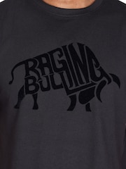 Raging Bull Flock Bull 100% Cotton Black T-Shirt - Image 3 of 5