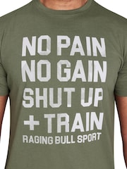 Tricou Raging Bull Verde Sport Fără Limite - Imaginea 3 din 5