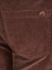 Raging Bull Corduroy Brown Trousers - Image 3 of 3