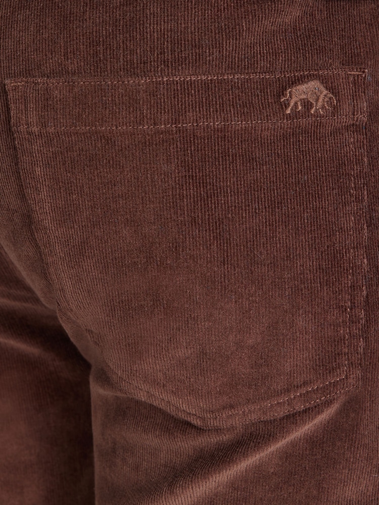 Raging Bull Corduroy Brown Trousers - Image 3 of 3