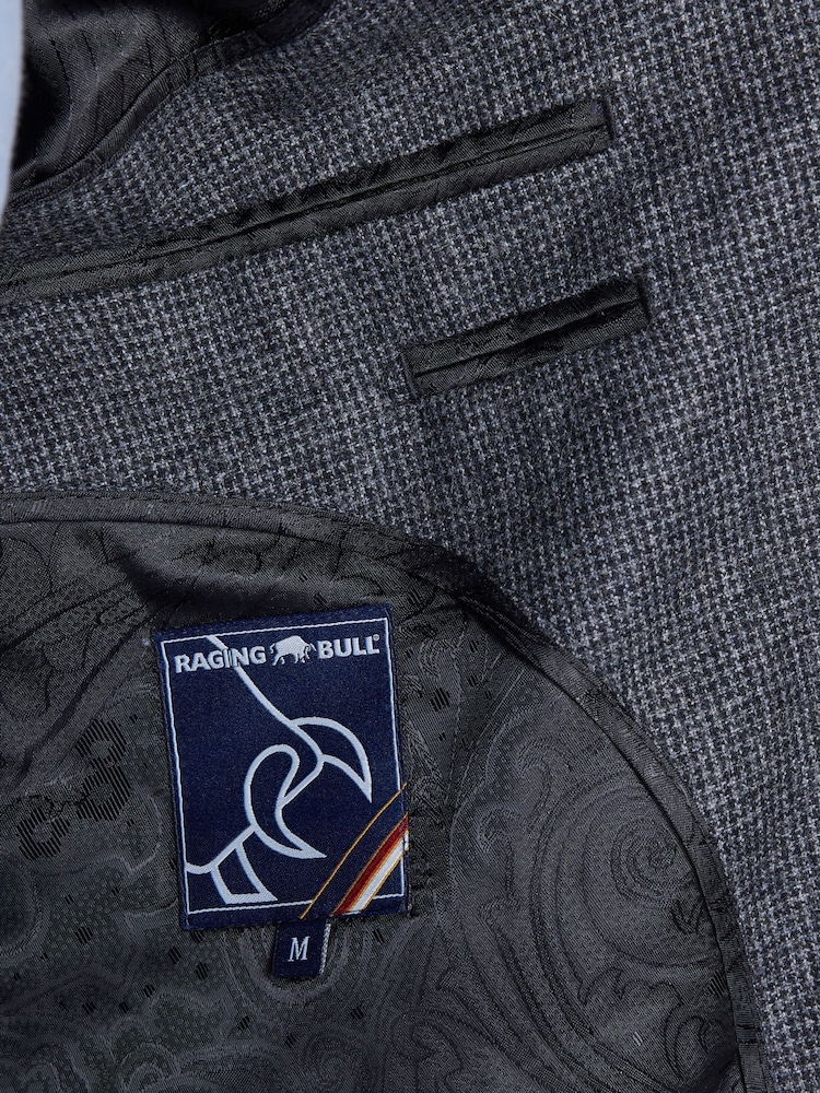 Raging Bull Grey Wool Blazer - Image 7 of 7