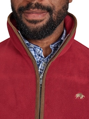 Raging Bull Red Fleece Gilet - Image 3 of 7