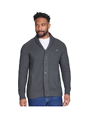 Raging Bull Grey Button Up Shawl Cardigan - Image 1 of 5