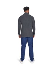 Raging Bull Grey Button Up Shawl Cardigan - Image 2 of 5