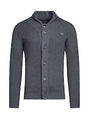 Raging Bull Grey Button Up Shawl Cardigan - Image 5 of 5