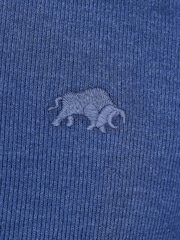 Raging Bull Blue Classic French Rib Quarter Zip Sweatshirt - Image 5 of 6