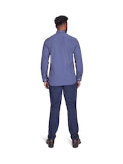 Raging Bull Blue Long Sleeve Geo Print 100% Cotton Shirt - Image 2 of 7
