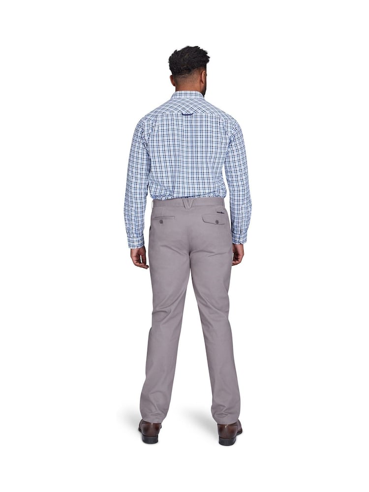 Raging Bull Grey Classic Chino Trousers - Image 2 of 3