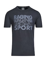 Raging Bull Sport Graphic Black T-Shirt - Image 5 of 5