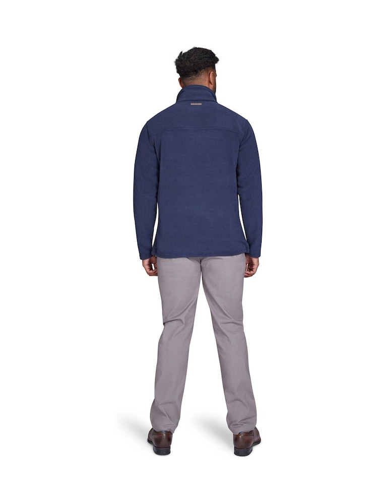 Raging Bull Blue Fleece Quarter Zip Jumper - Image 2 of 6