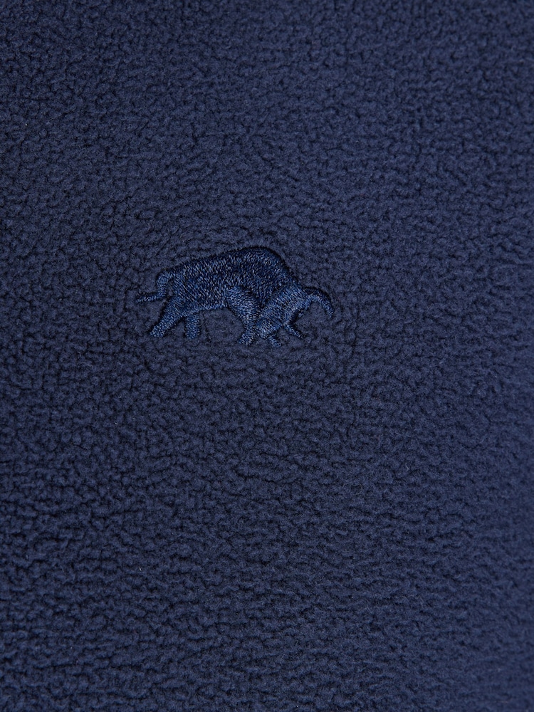 Raging Bull Blue Fleece Quarter Zip Jumper - Image 4 of 6