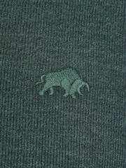 Raging Bull зелений Classic French Rib Quarter Zip світшот - Image 5 of 5