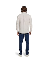 Raging Bull Long Sleeve Country Check Brushed 100% Cotton White Shirt - Image 2 of 7