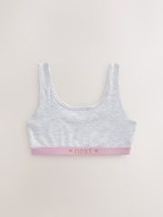 Pink/Grey Crop Tops 3 Pack (5-16yrs) - Image 2 of 7