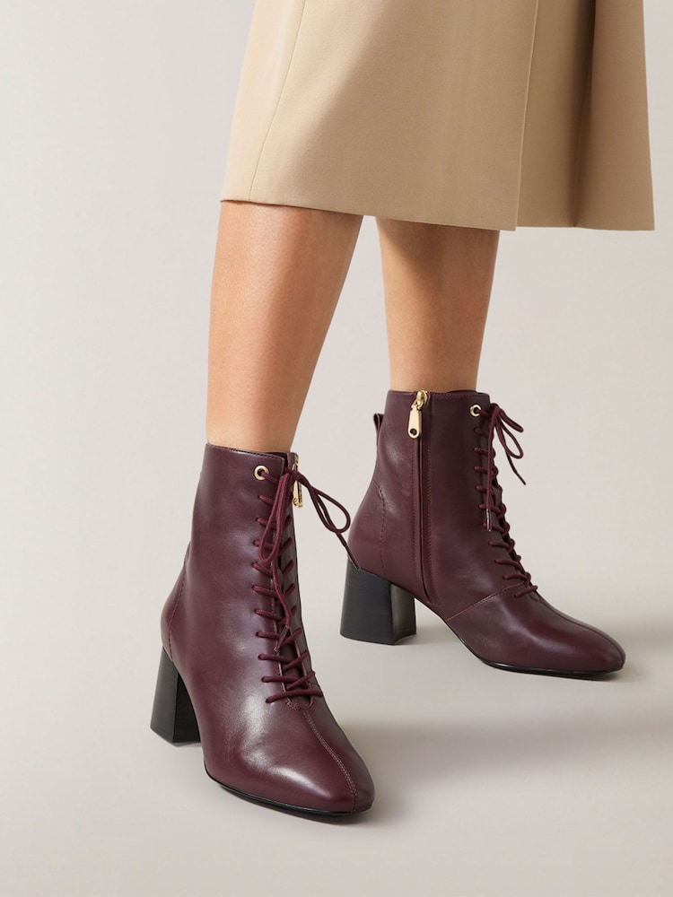 Radley London Red Victoria Terrace 2.0 Lace Boots - Image 4 of 4