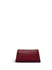Vermelho - Radley London Small Glasshouse Faux Fur Croc Effect Ziptop Clutch - Imagem 2 de 5