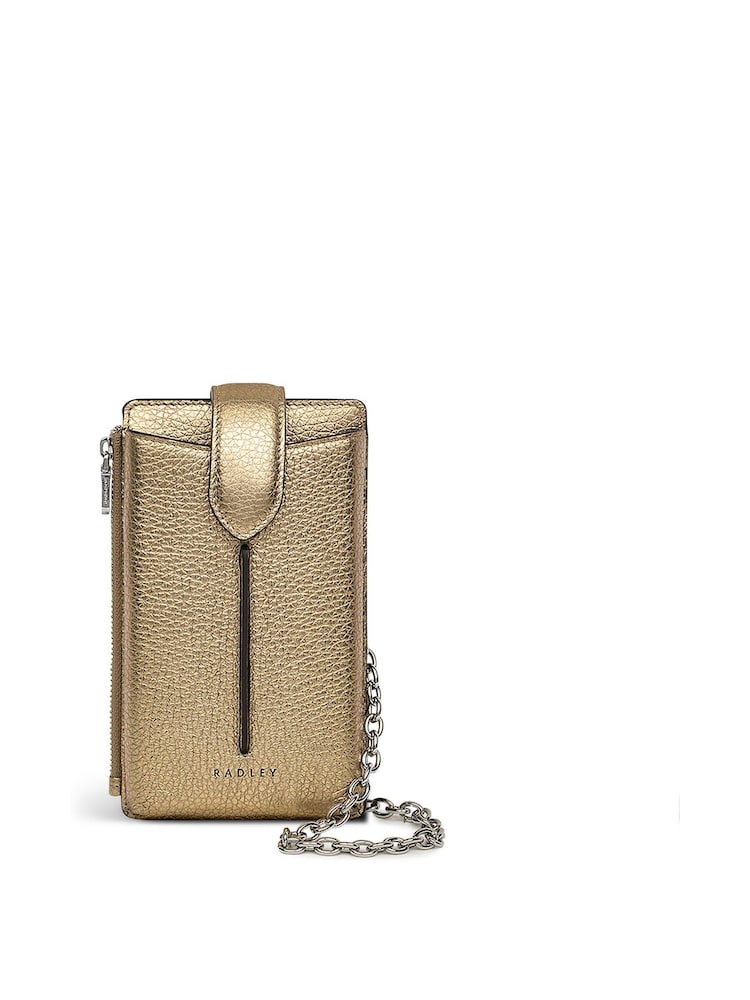 Dourado - Radley Large Hillgate Phone Brown Cross-Body Bag - Imagem 1 de 4