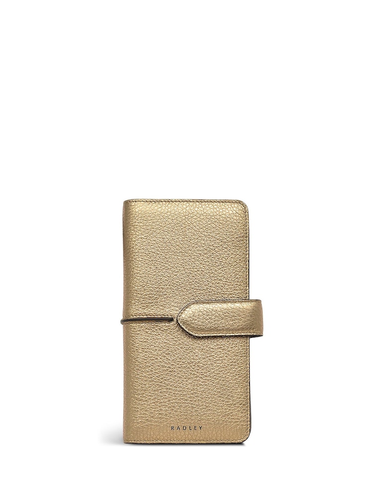 Radley London Gold Hillgate Metallic Large Bifold Purse - Image 1 of 3