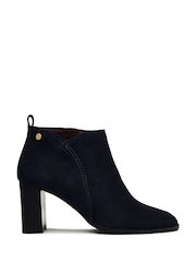 Radley London Blue Tulip Street Suede Curve Booties - Image 1 of 3