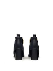 Radley London Blue Tulip Street Suede Curve Booties - Image 2 of 3