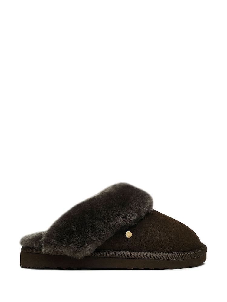 Radley London Maple Lane Shearling Mule Slippers - Image 1 of 3