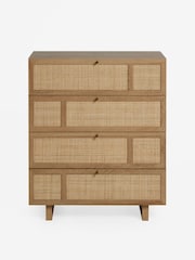 MADE.COM Oak Effect Pavia Accent Rattan Chest of Drawers - Image 6 of 6
