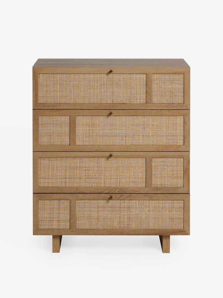 MADE.COM Oak Effect Pavia Accent Rattan Chest of Drawers - Image 6 of 6