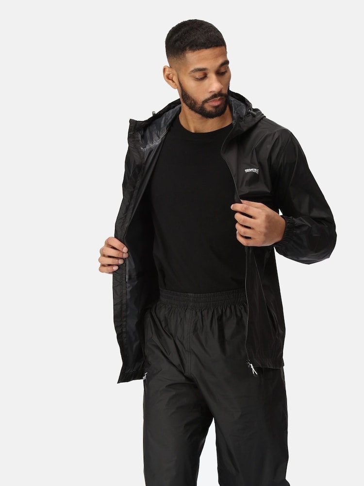Regatta Black Mens Pack It Trousers - Image 5 of 9