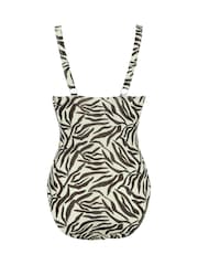 Regatta Zebra print Womens Sakari Tummy Control Costume Swimsuit - Image 6 of 7