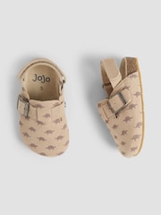 JoJo Maman Bébé Tan Slip-On Clogs - Image 3 of 5