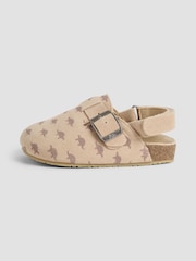 JoJo Maman Bébé Tan Slip-On Clogs - Image 4 of 5