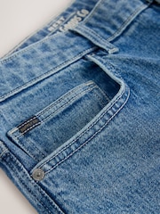 Mittelblau - Gerade Passform - Denim-Jeans mit Vintage-Waschung - Bild 10 von 12