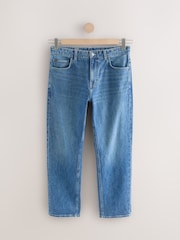 Mittelblau - Gerade Passform - Denim-Jeans mit Vintage-Waschung - Bild 8 von 12