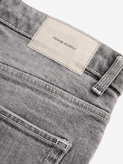 siva - Raven kroj - Vintage Wash denim kavbojke - Slika 11 iz 12
