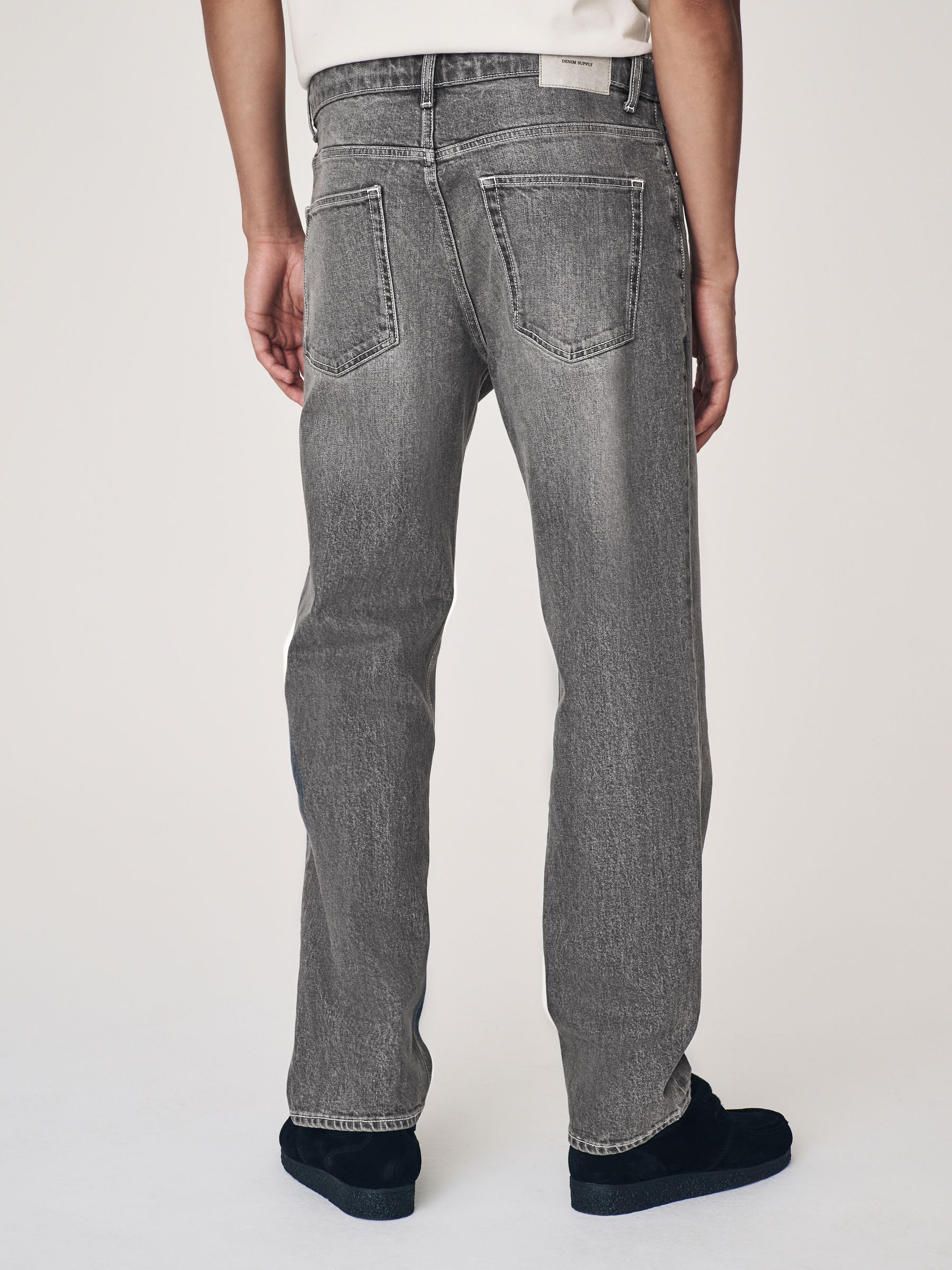 【WOOHWA】WASHED GRAY DENIM WOOHWA】WASHED GRAY DENIM