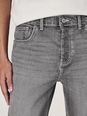 siva - Raven kroj - Vintage Wash denim kavbojke - Slika 5 iz 12